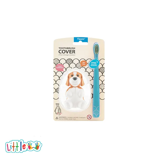 مسواک ظرف نگهداری ست بچه گانه شکلدار حیوانات برند Flipper