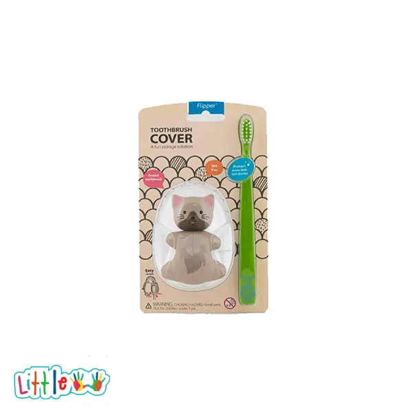 مسواک ظرف نگهداری ست بچه گانه شکلدار حیوانات برند Flipper