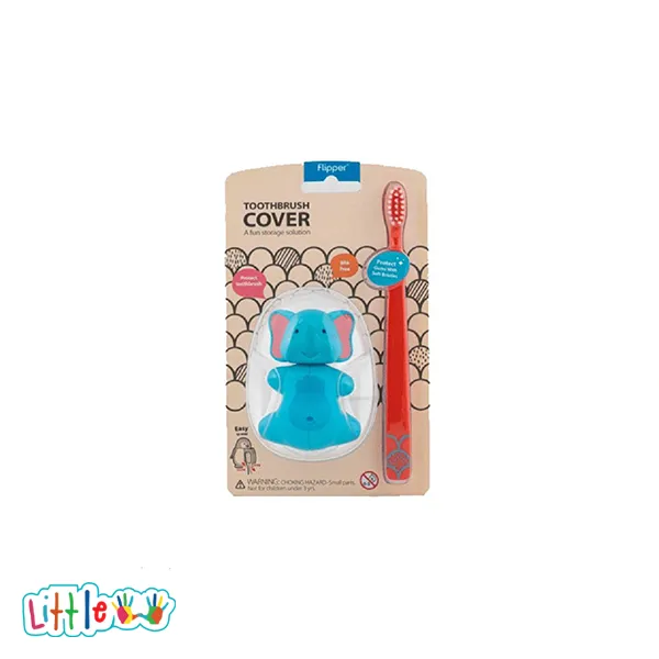 مسواک ظرف نگهداری ست بچه گانه شکلدار حیوانات برند Flipper