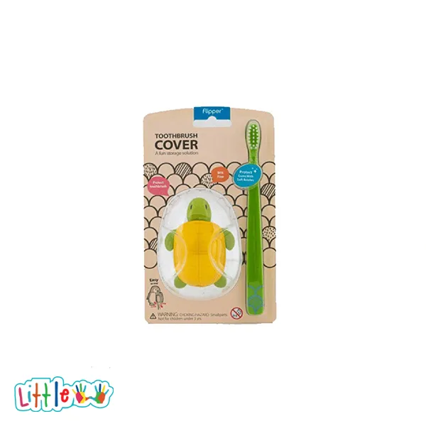 مسواک ظرف نگهداری ست بچه گانه شکلدار حیوانات برند Flipper