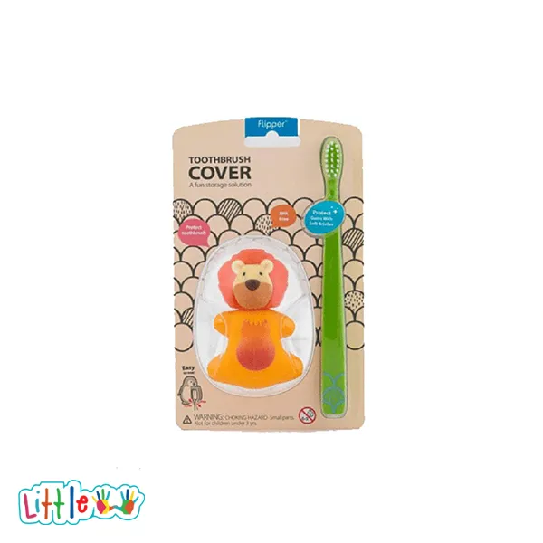مسواک ظرف نگهداری ست بچه گانه شکلدار حیوانات برند Flipper
